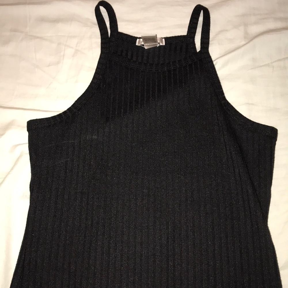 Black Halter Top
